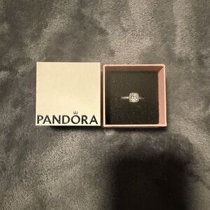 Pandora Silver and White Sparkle Ring